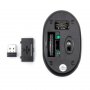 Мышь беспроводная MROC-10U Dialog Comfort RF 2.4G Optical-3кнопки+ролик прокрутки,USB, чёрная