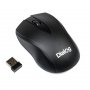 Мышь беспроводная MROC-15U Dialog Comfort RF 2.4G Optical-3кнопки+ролик прокрутки,USB, чёрная