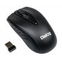Мышь беспроводная MROC-17U Dialog Comfort RF 2.4G Optical-3кнопки+ролик прокрутки,USB, чёрная