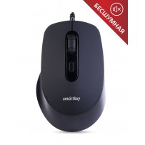 Мышь проводная Smartbuy ONE SBM-265-K, беззвучная, чёрный