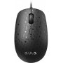 Мышь проводная AULA AM106 оптическая, 4 кн, 1000 dpi, USB, чёрная