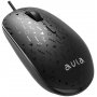 Мышь проводная AULA AM106 оптическая, 4 кн, 1000 dpi, USB, чёрная