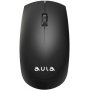 Мышь беспроводная AULA AM201 оптическая, 3 кн, 1200 dpi, USB, чёрная