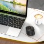 Мышь беспроводная AULA AM205 оптическая, 4 кн, 1200 dpi, USB, чёрная
