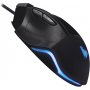 Мышь проводная игровая AULA S12, оптическая, 7 кнопок, 800-4800 dpi, 4 цвета, USB, чёрная
