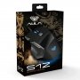 Мышь проводная игровая AULA S12, оптическая, 7 кнопок, 800-4800 dpi, 4 цвета, USB, чёрная