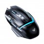 Мышь проводная игровая AULA S12Pro, оптическая, подсветка RG, 12800 dpi, USB Type-C, чёрная