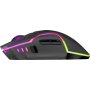 Мышь беспроводная игровая Defender Oneshot GM-067, LED, 7D, 300 мАч, 6 кнопок, 3200 dpi, чёрный