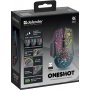 Мышь беспроводная игровая Defender Oneshot GM-067, LED, 7D, 300 мАч, 6 кнопок, 3200 dpi, чёрный