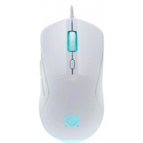 Мышь проводная игровая Defender Arga GM-049, белая, 6 кнопок, 3600 dpi (+коврик)