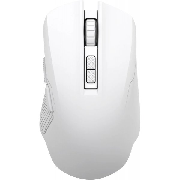 Мышь беспроводная игровая Defender Whisper GM-209 3в1, RGB, 7 кнопок, 400 mAh, 7200 dpi, белая