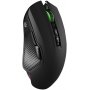 Мышь беспроводная игровая Defender Whisper GM-209 3в1, RGB, 7 кнопок, 400 mAh, 7200 dpi, чёрная