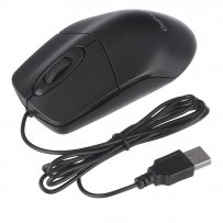 Мышь проводная GoPower GPM01 классическая USB черный