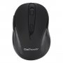 Мышь беспроводная GoPower GPM03 классическая USB бесшумная Soft-Touch черный