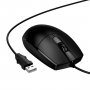 Мышь проводная Hoco GM50, USB, чёрная