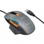 Мышь проводная игровая Hoco GM52, чёрно-серый