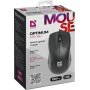 Мышь проводная Defender Optimum MB-160 чёрный, оптическая, 3 кнопки, 1000 dpi