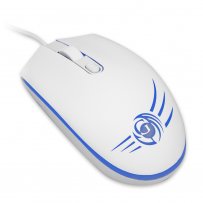 Мышь проводная MGK-07U Dialog Gan-Kata - игровая, 4 кнопки + ролик прокрутки, подсветка, USB, белая