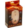 Мышь проводная MGK-07U Dialog Gan-Kata - игровая, 4 кнопки + ролик прокрутки, подсветка, USB, белая