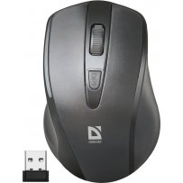 Мышь беспроводная Defender Datum MM-265 чёрный, оптическая, 3 кнопки, 1600 dpi