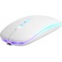 Мышь беспроводная Defender Touch MM-997 ,2.4+BT, RGB, 500mAh, бесшумная, белая
