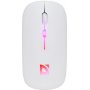 Мышь беспроводная Defender Touch MM-997 ,2.4+BT, RGB, 500mAh, бесшумная, белая