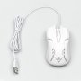 Мышь проводная MOG-05U Nakatomi Gaming mouse - игровая, 4кн+ролик прокрутки,подсветка,USB, белая