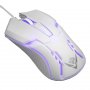 Мышь проводная MOG-05U Nakatomi Gaming mouse - игровая, 4кн+ролик прокрутки,подсветка,USB, белая