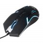 Мышь проводная MOG-05U Nakatomi Gaming mouse - игровая, 4кн+ролик прокрутки,подсветка,USB, чёрная