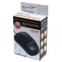 Мышь проводная MON-05U BLACK Nakatomi Navigator Optical-3кнопки+ролик прокрутки, USB