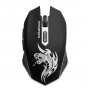 Мышь беспроводная MROG-15UR Nakatomi Gaming RF 2.4G Optical - игровая, 6 кнопок+ролик, с подсветкой 7 цветов, USB