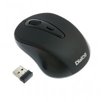Мышь беспроводная MROP-05U BLACK Dialog Pointer RF 2.4G Optical-3 кнопки+ролик прокрутки,USB,чёрная