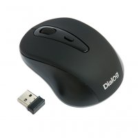Мышь беспроводная MROP-05U BLACK Dialog Pointer RF 2.4G Optical-3 кнопки+ролик прокрутки,USB,чёрная