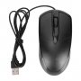 Мышь проводная Perfeo FIRST, оптическая, 3 кнопки, USB, 1000 dpi, чёрная
