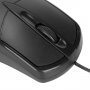 Мышь проводная Perfeo FIRST, оптическая, 3 кнопки, USB, 1000 dpi, чёрная