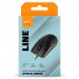 Мышь проводная PF_A4492 Perfeo оптическая LINE, 3 кн, USB, чёрная