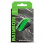Мышь беспроводная Perfeo RAINBOW, оптич., 3 кн, USB, чёрно-зелёная