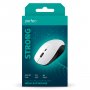 Мышь беспроводная Perfeo STRONG, оптич., 4 кн, USB, 800-2400 dpi, белая