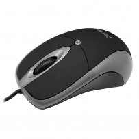 Мышь проводная Perfeo ORION оптическая, 3 кнопки, USB, 1000 dpi, чёрно-серая