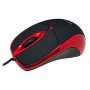 Мышь проводная Perfeo ORION оптическая, 3 кнопки, USB, 1000 dpi, чёрно-красная