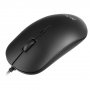 Мышь проводная Perfeo LUMP оптическая, 3 кнопки, USB, 1000 dpi, чёрная