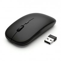 Мышь беспроводная Perfeo No Name-2, оптич., 3 кн, USB, 1600 dpi, чёрная