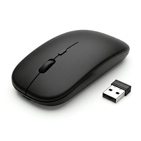 Мышь беспроводная Perfeo No Name-2, оптич., 3 кн, USB, 1600 dpi, чёрная