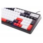 Клавиатура проводная Smartbuy Rush Z37, подсветка, USB, чёрно-белая