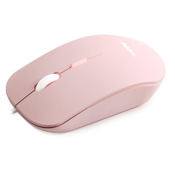 Мышь проводная Smartbuy SBM-288-P, беззвучная, розовый