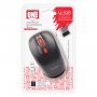 Мышь беспроводная Smartbuy ONE SBM-344CAG-KR с зарядкой от USB черно-красная