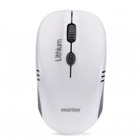Мышь беспроводная Smartbuy ONE SBM-344CAG-WG с зарядкой от USB бело-серая