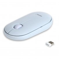 Мышь беспроводная Smartbuy SBM-590D-B Dual Bluetooth+USB, голубой
