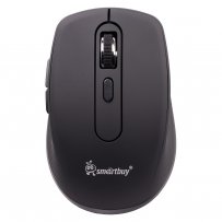 Мышь беспроводная Smartbuy SBM-611AG-K, беззвучная, чёрная