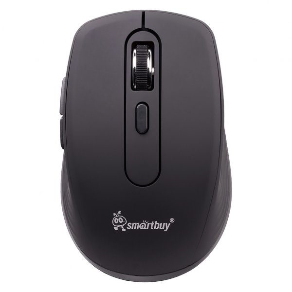 Мышь беспроводная Smartbuy SBM-611AG-K, беззвучная, чёрная